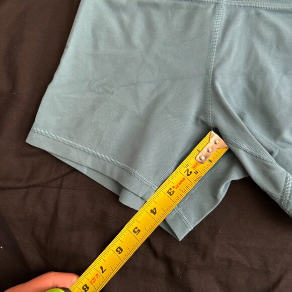 Like New Lululemon align biker short - Size 6, Blue - Picture 2 of 6